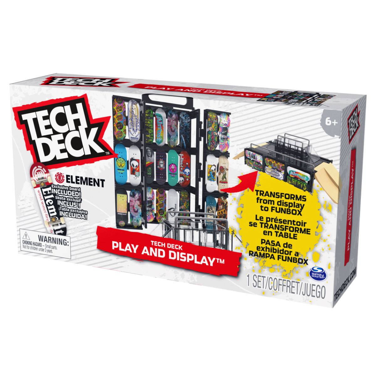 Set de joaca Tech Deck, cu rampa si cutie de depozitare Masinute 2023-09-21