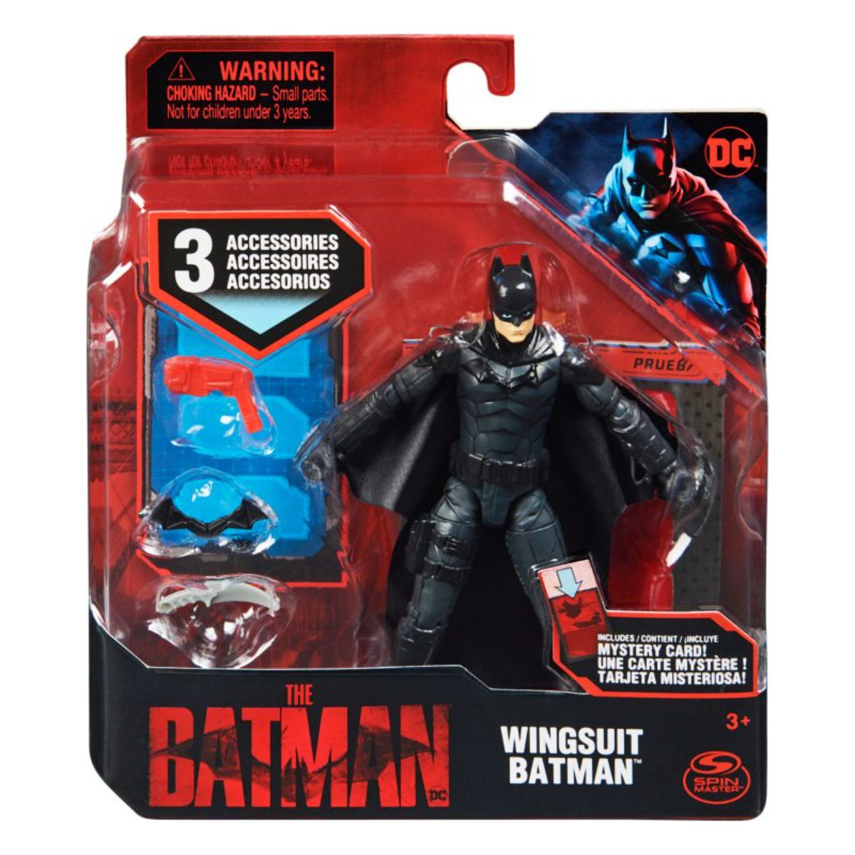 Set figurina cu accesorii din film, Batman, Wingsuit, 10 cm, 20130925 20130925