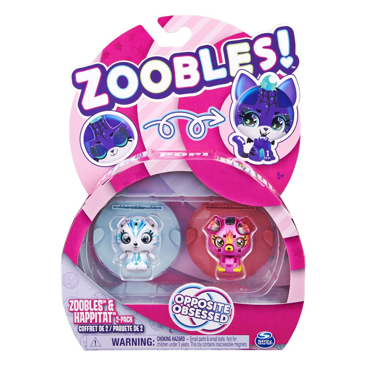 Set figurine Zoobles, Opposite Obsessed
