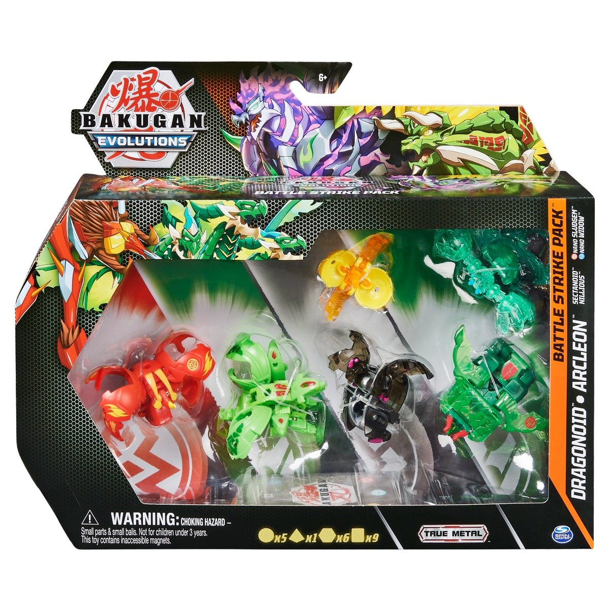 Figurina Bakugan Evolutions, Starter Pack 4 piese, Dragonoid, Arcleon, S4 20134750 Figurine 2023-09-25
