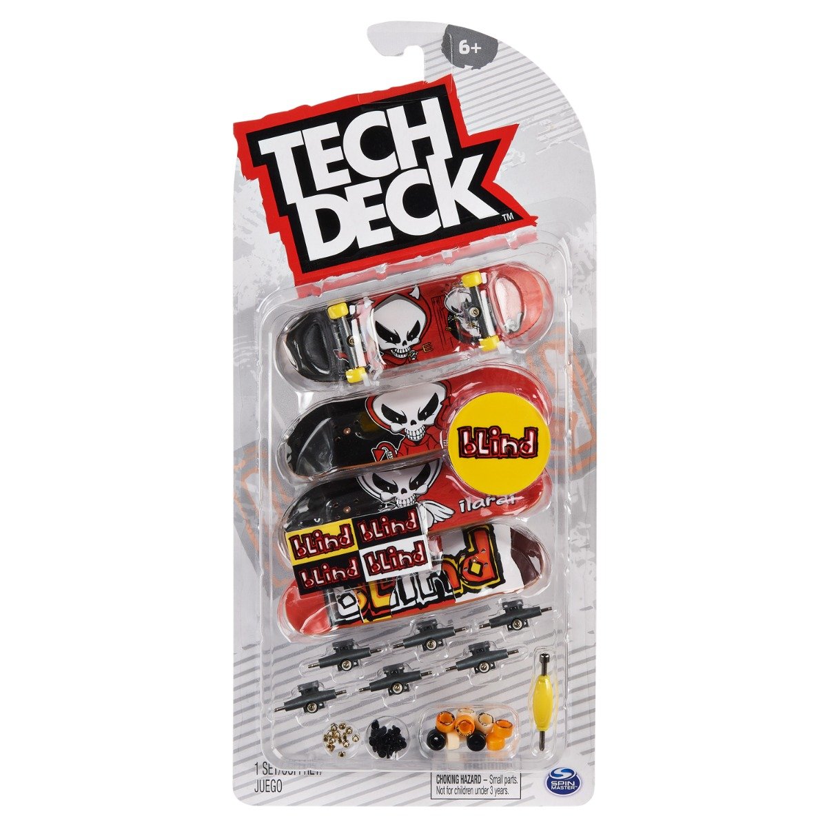 Set mini placa skateboard Tech Deck, 4 buc, Blind, 20140754