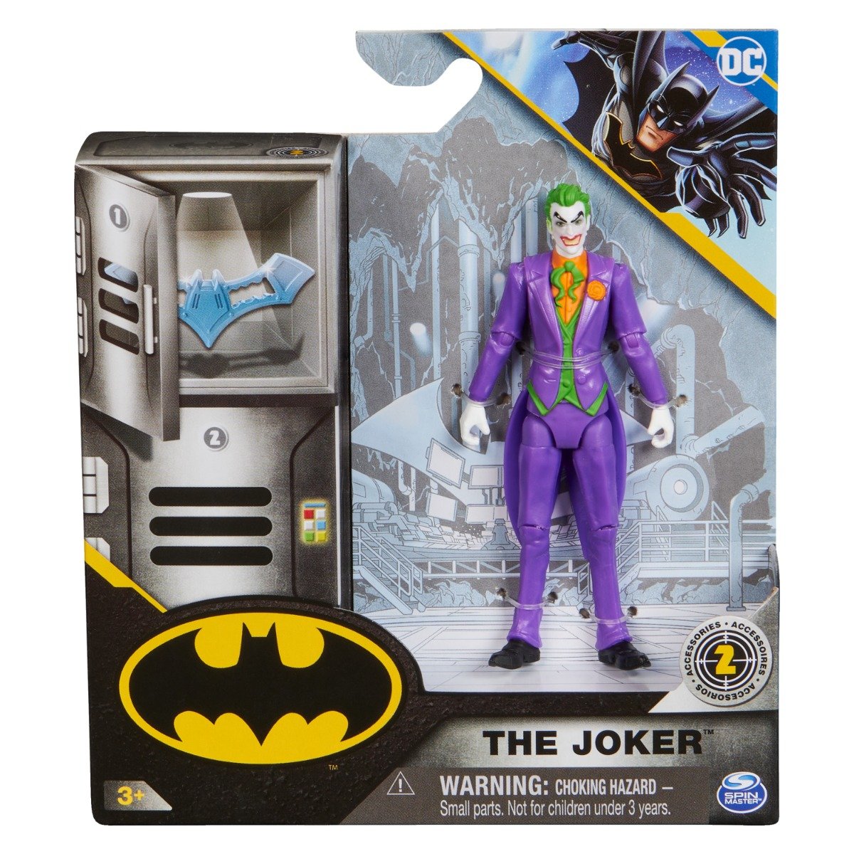 Set figurina cu 2 accesorii surpriza, The Joker, 20143786