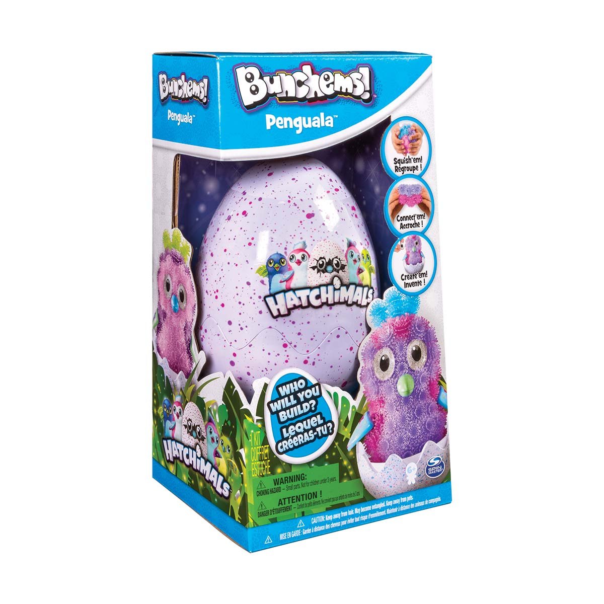 Set de creatie surpriza bunchems hatchimals - penguala