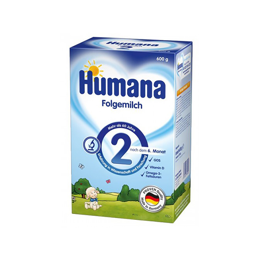 Lapte praf humana 2 gos, 600 g, 6 luni+