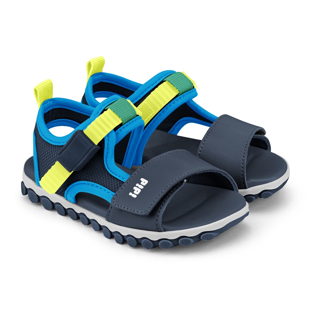 Sandale baieti, Bibi, Summer Roller Sport Naval/Galben Bibi Shoes