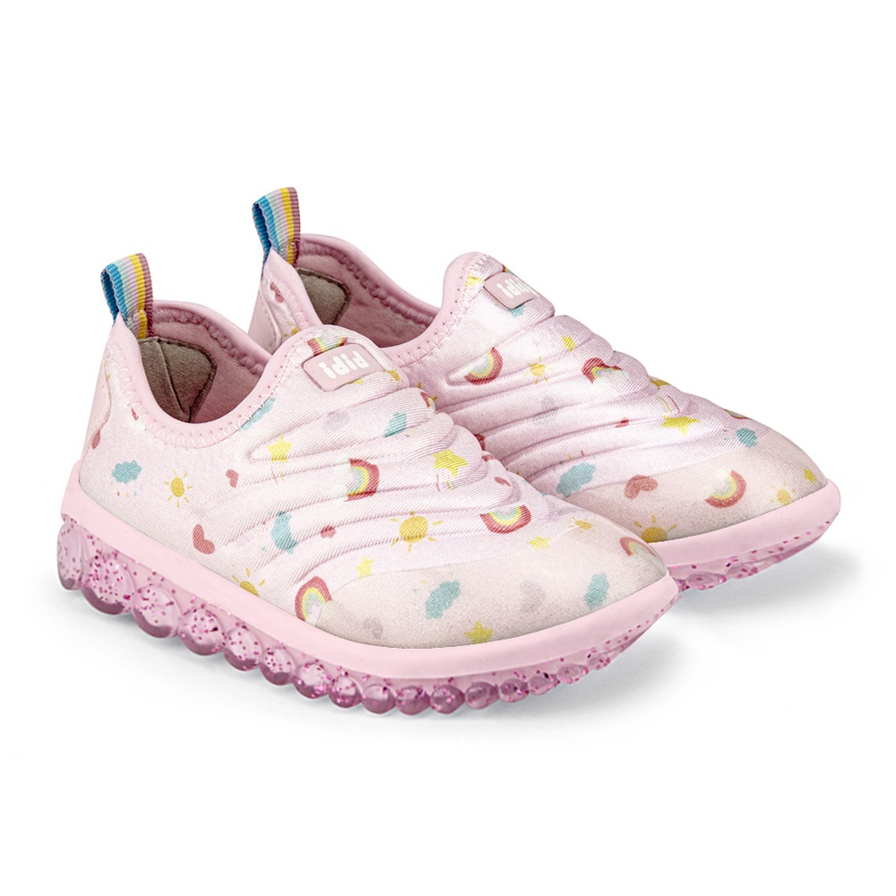 Pantofi sport pentru fete, Bibi, Roller 2.0 Sugar Rainbow Bibi Shoes