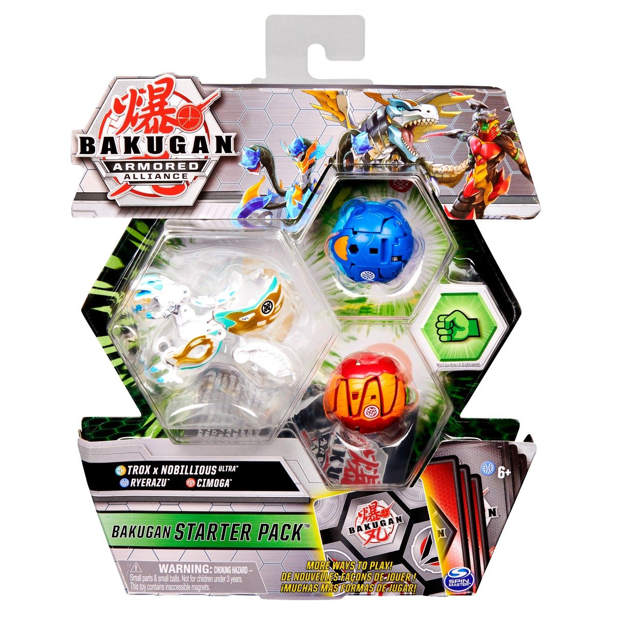 Set Bakugan Armored Alliance, Trox x Nobillious Ultra, Ryerazu, Cimoga 20125407