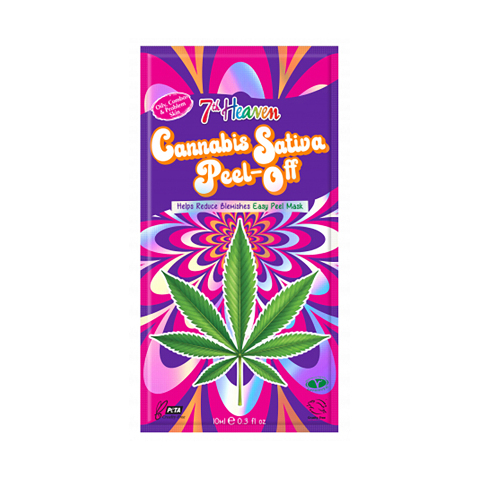 Masca de fata 7th Heaven Cannabis sativa Peel-off, 15 ml 7th Heaven imagine 2022