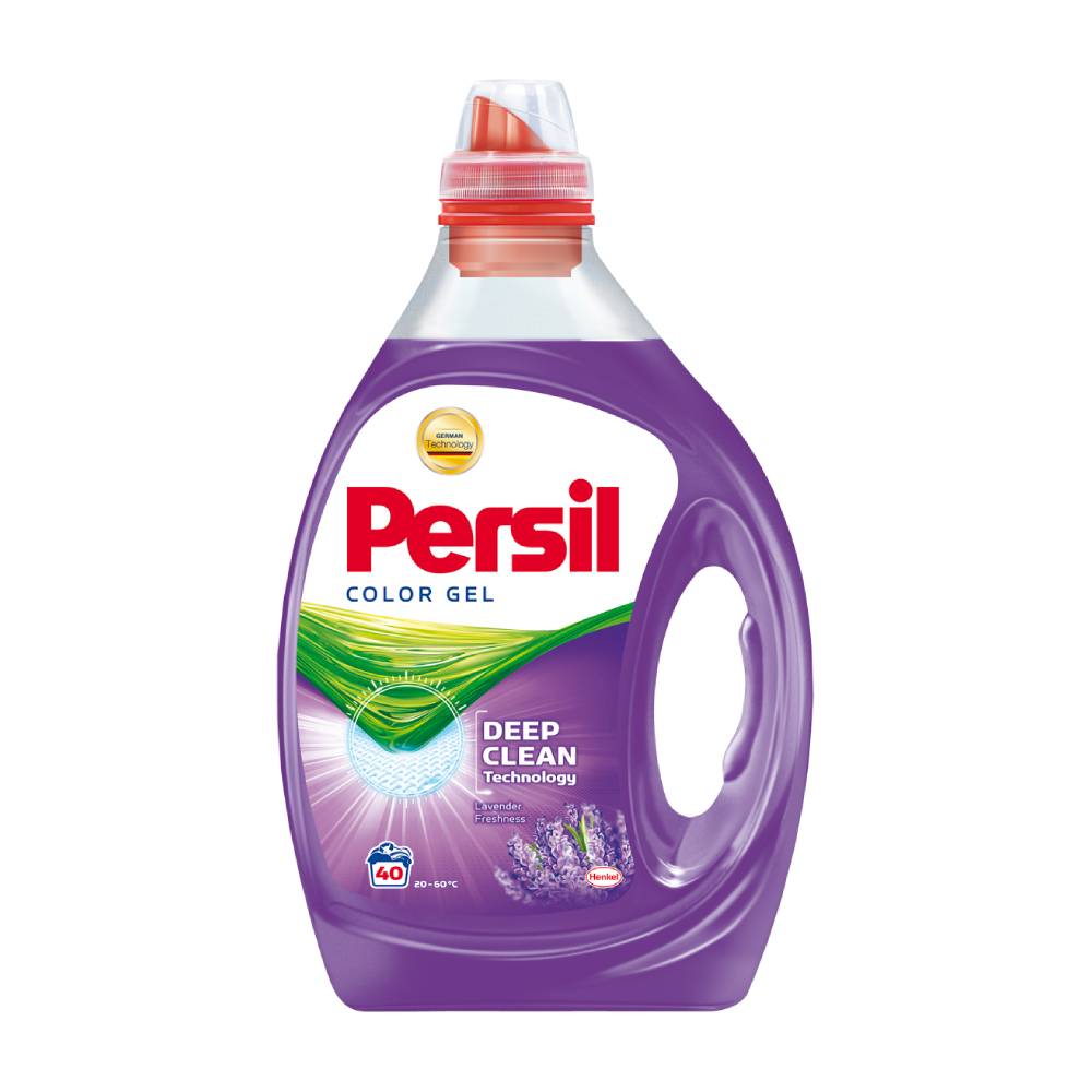 Detergent persil color gel deep clean lavender freshness, 2l, 40 spalari