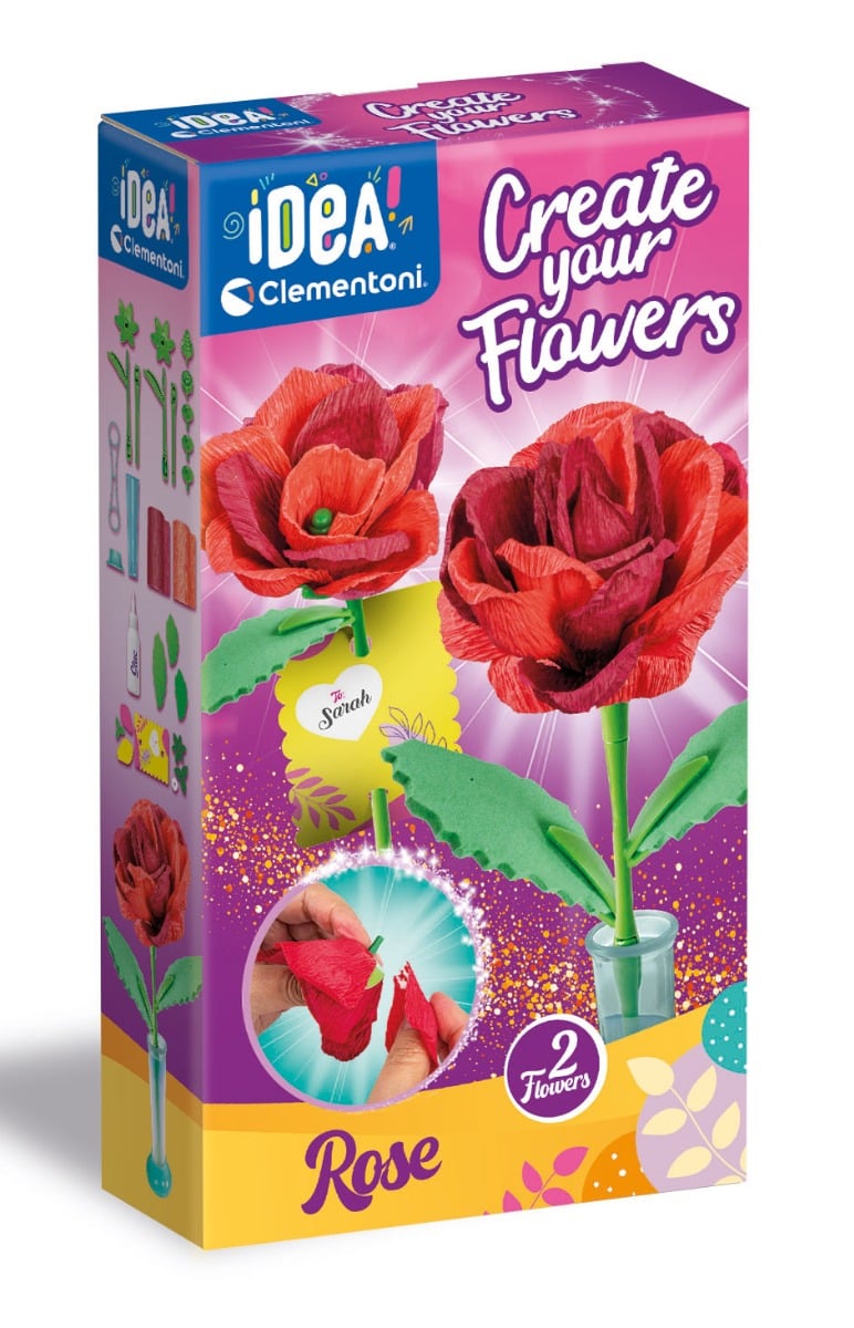 Set de creat trandafiri, Clementoni, 2 buc