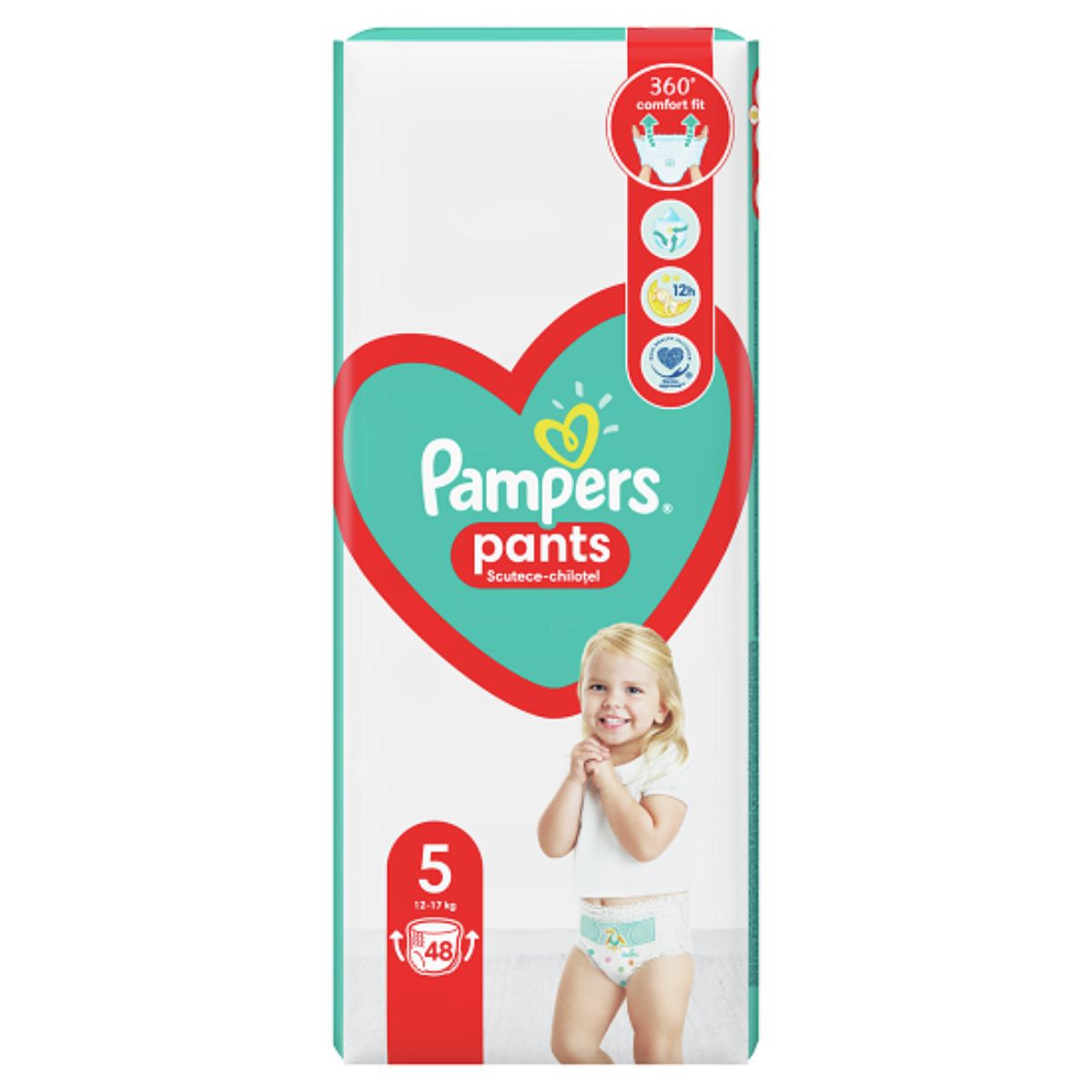 Scutece Pampers 5 Chilotel Act Baby, 12-17 kg, 48 buc 12-17