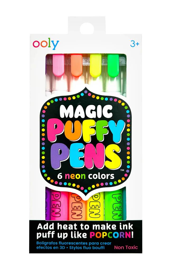 Carioci magice cu efect 3D Ooly, Puffy Pens