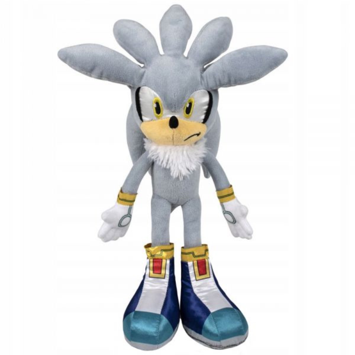 Jucarie din plus Silver, Sonic Hedgehog, Play by Play, 35 cm