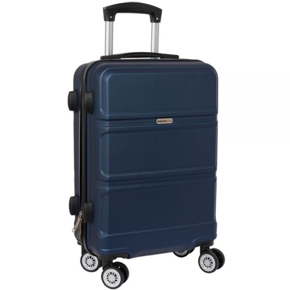 Troler cu carcasa rigida, Safta, Bleumarin, 34 x 55 x 20 cm