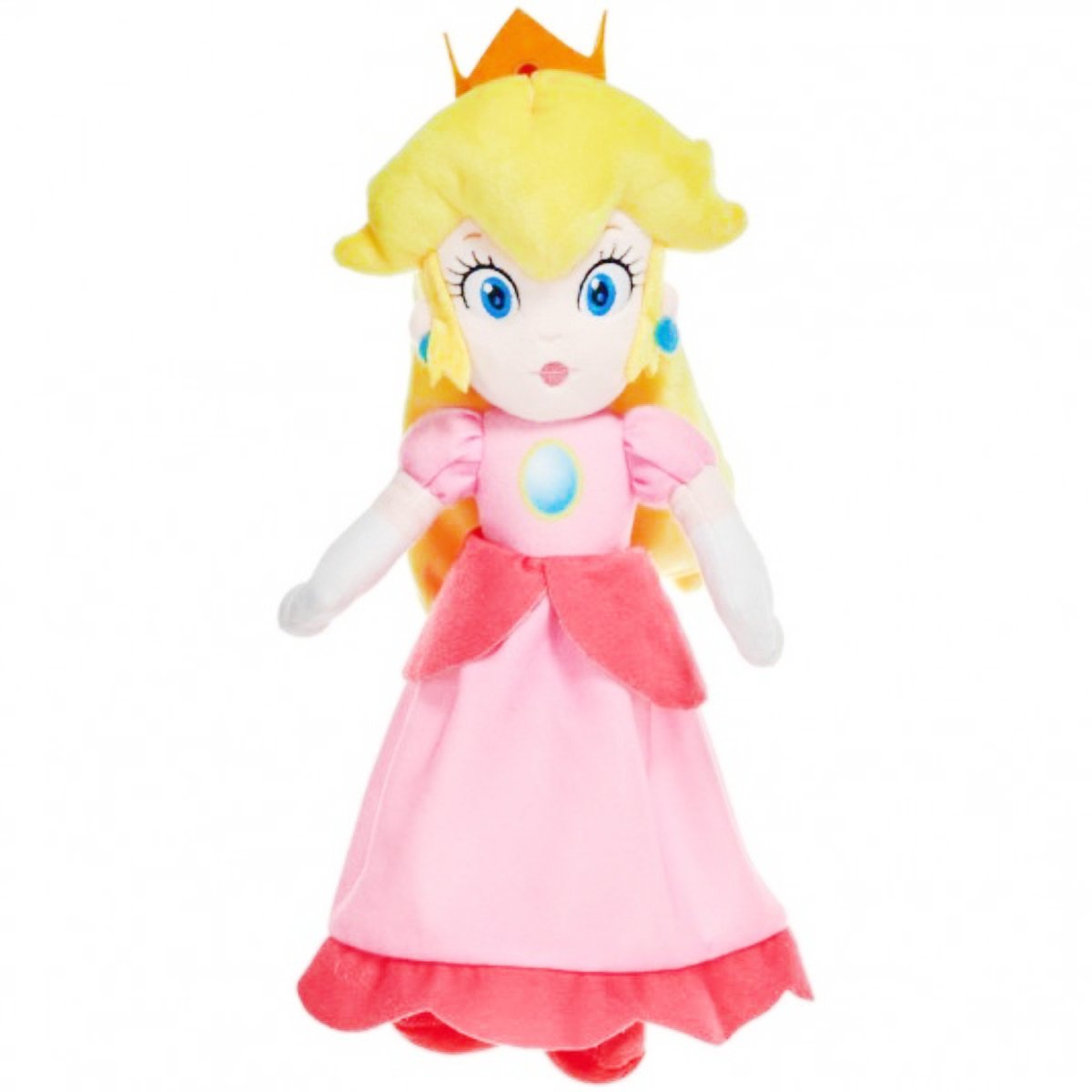 Jucarie de plus Printesa Peach Super Mario, Play By Play, 35 cm Jucarie imagine noua responsabilitatesociala.ro