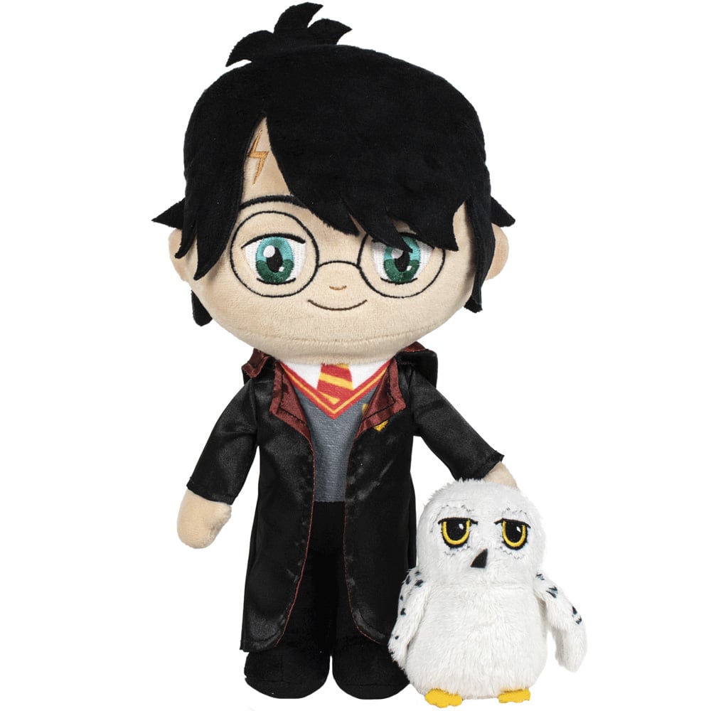 Jucarie de plus, Play by Play, Harry Potter cu Hedwig, 30 cm