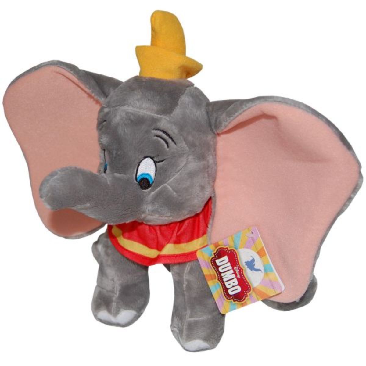Jucarie de plus Dumbo, Play By Play, Gri, 30 cm Dumbo imagine noua responsabilitatesociala.ro