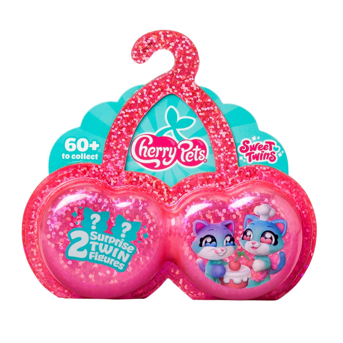 Set 2 figurine surpriza, Cherry Pets, Sweet Twins