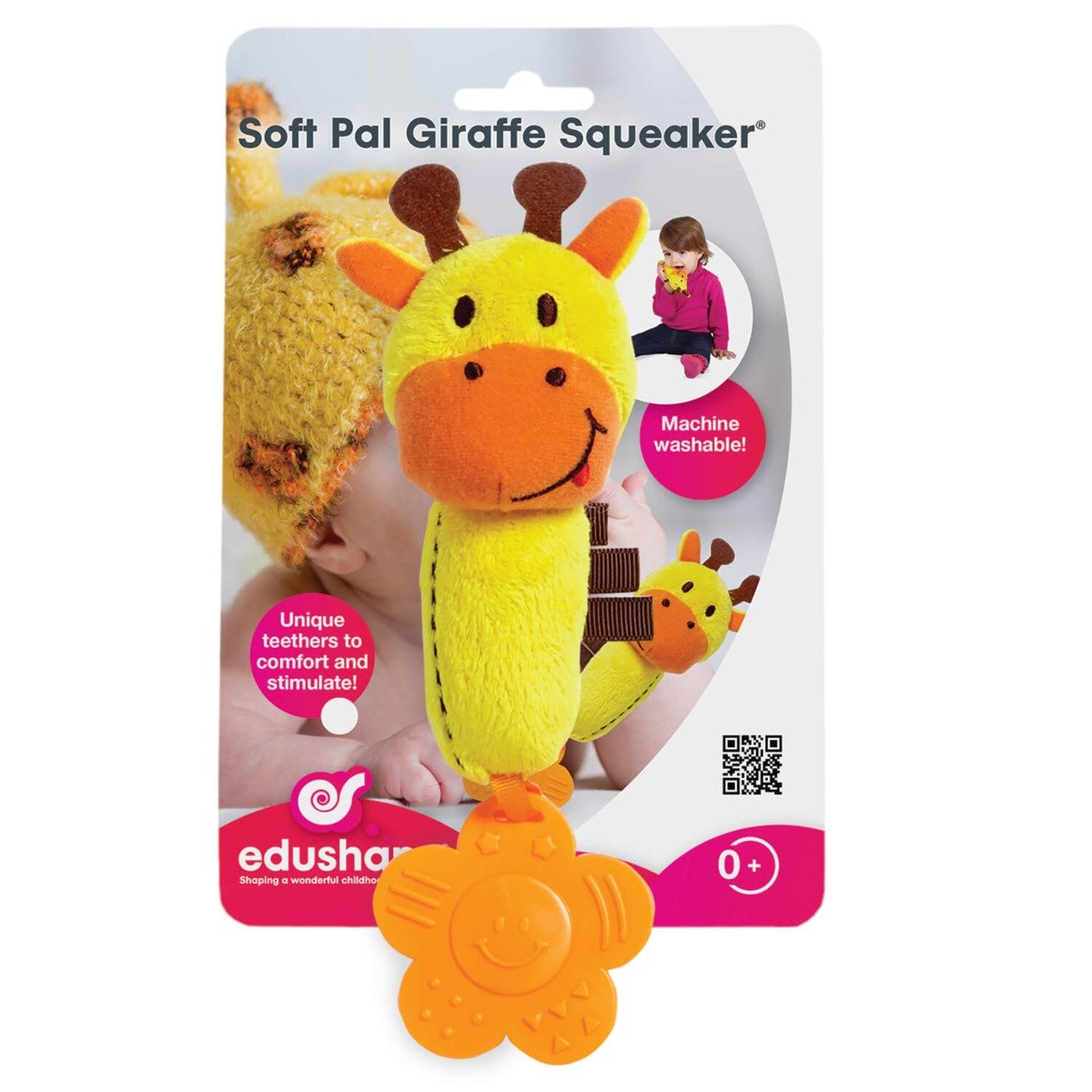 Jucarie pentru dentitie edushape, girafa