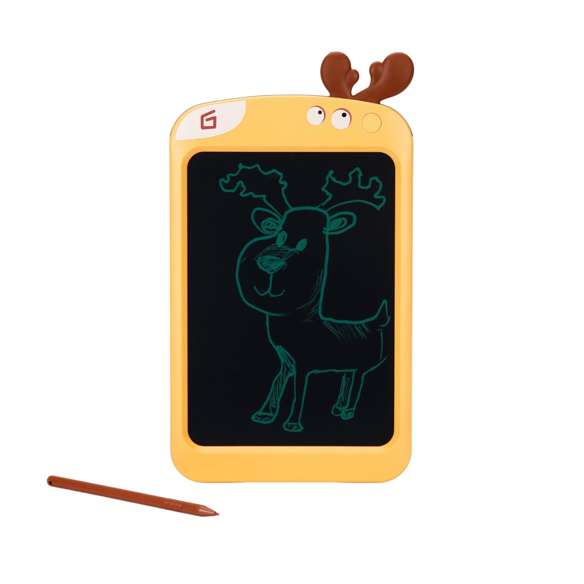 Tableta digitala LCD, pentru scris si desen, Edu Sun, 8.5 inch, Caprioara, Portocaliu Jucarii interactive 2023-09-26
