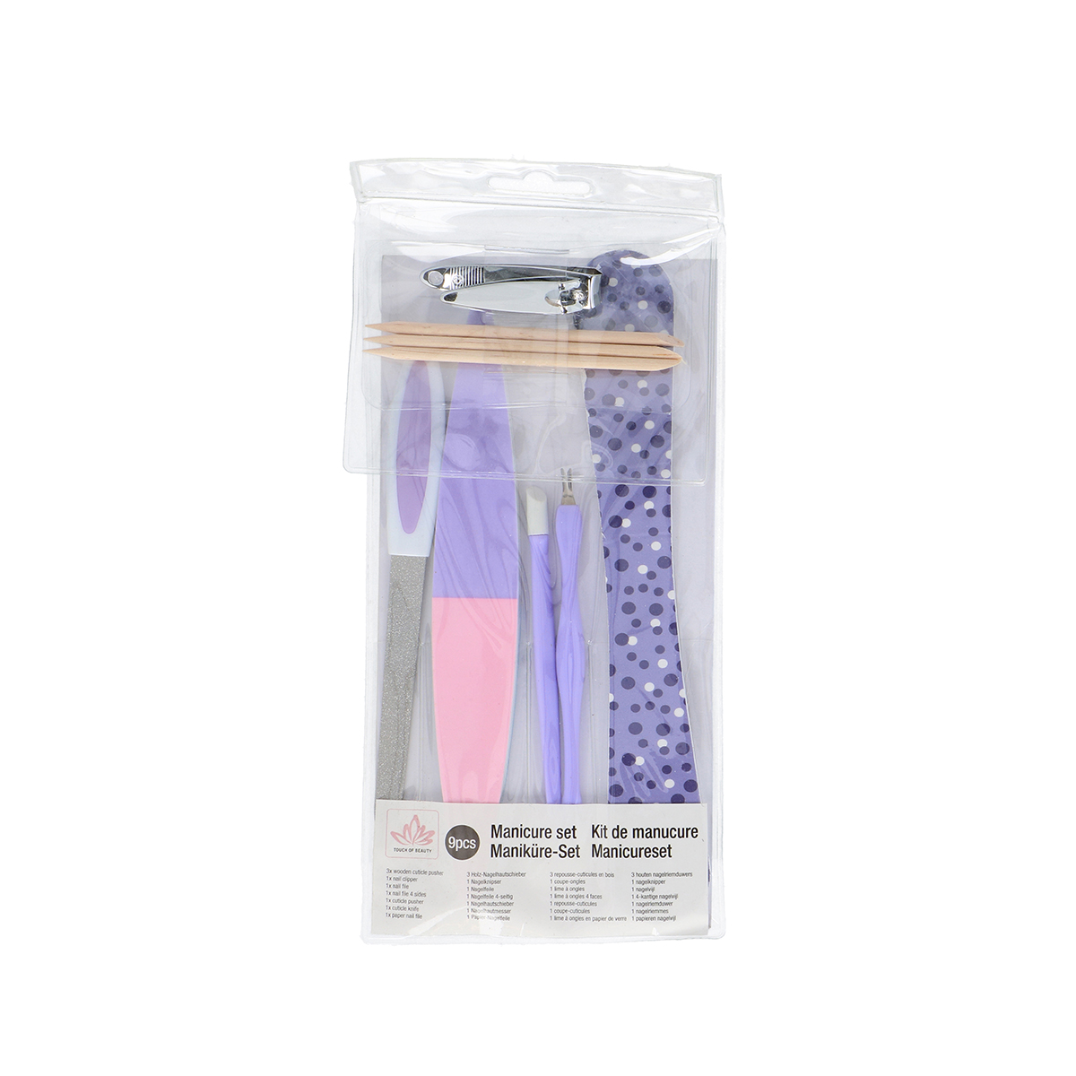 Set 9 accesorii pentru manichiura edco