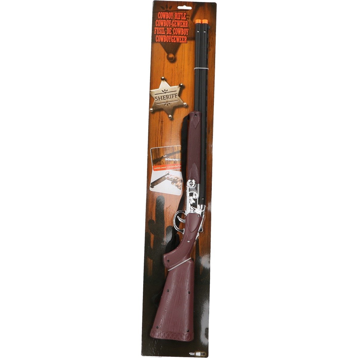 Pusca si insigna cowboy rifle edco