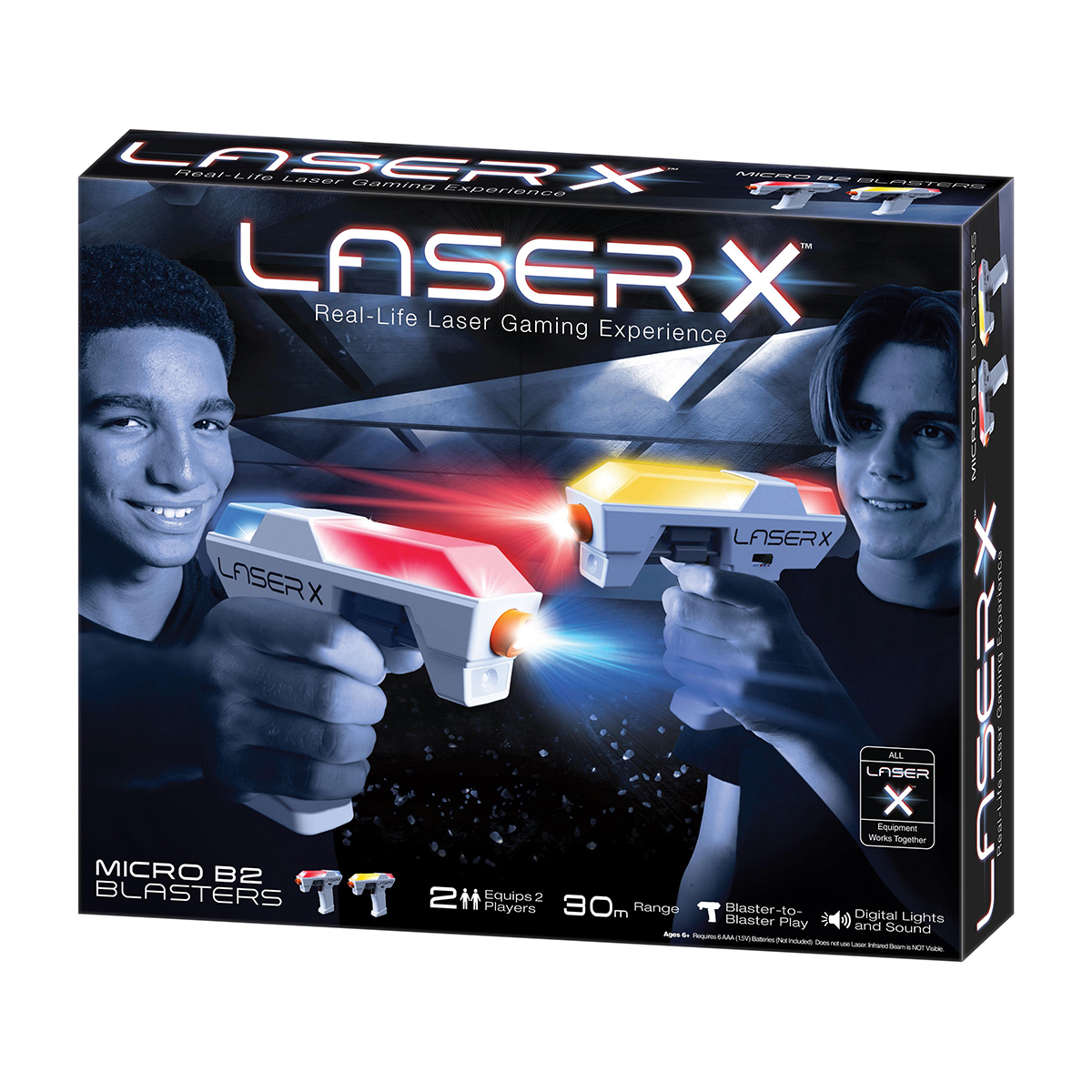 Set 2 micro blaster Laser X Sport Infrared Laser X imagine noua