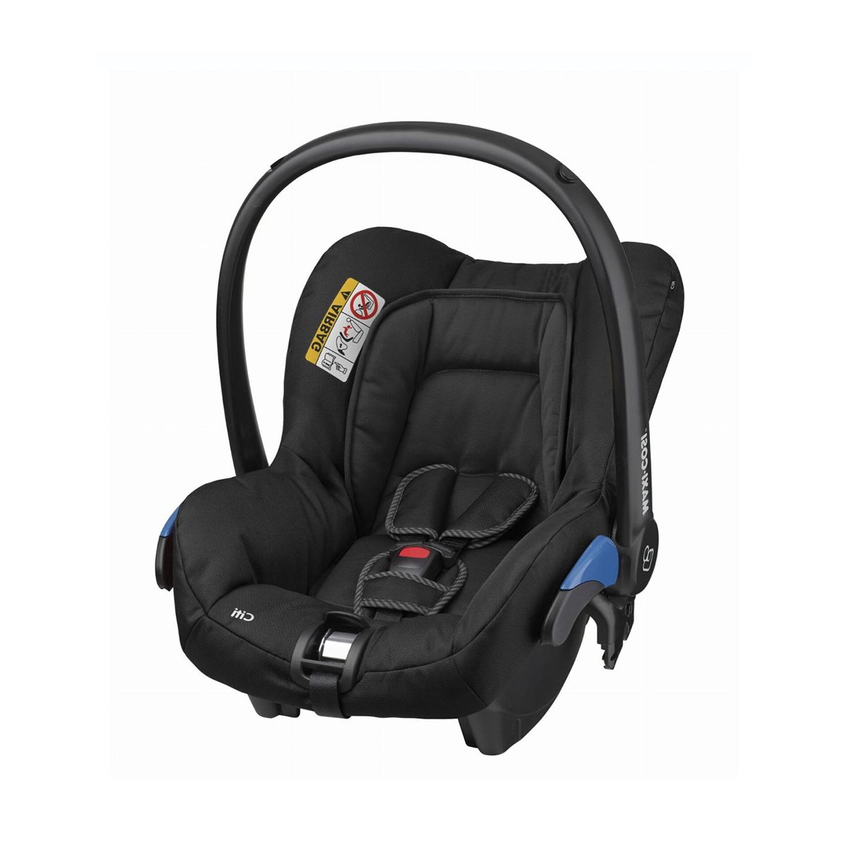 Cos auto Maxi-Cosi Citi Black Raven, 0 - 13 kg, Negru