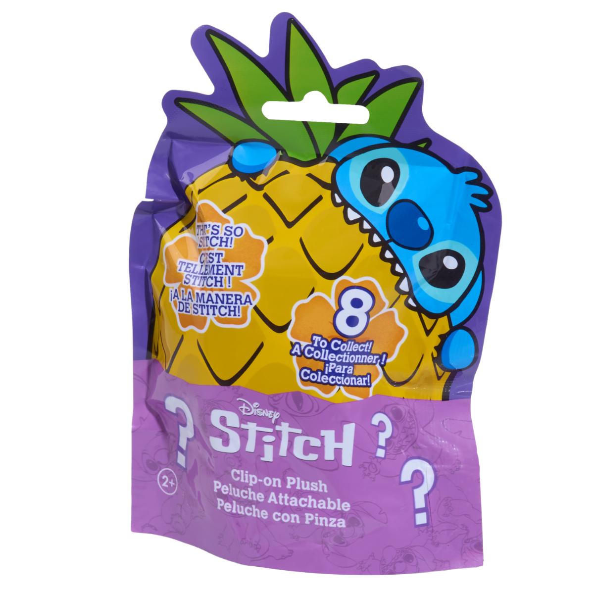 Breloc din plus, surpriza, Disney Stitch, 9 cm