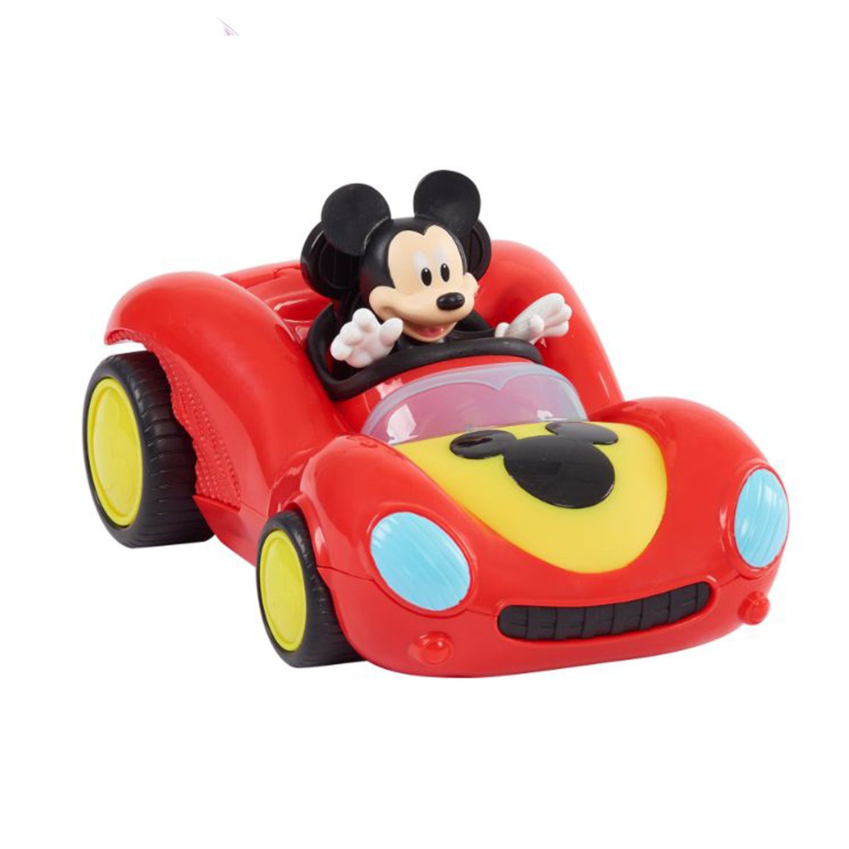 Figurina Mickey Mouse cu masina de curse, 38757