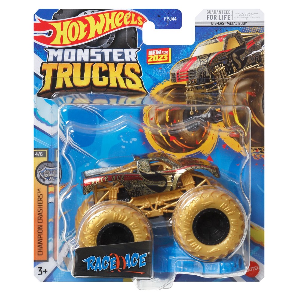 Masinuta Hot Wheels Monster Truck, Race Ace, HLR93