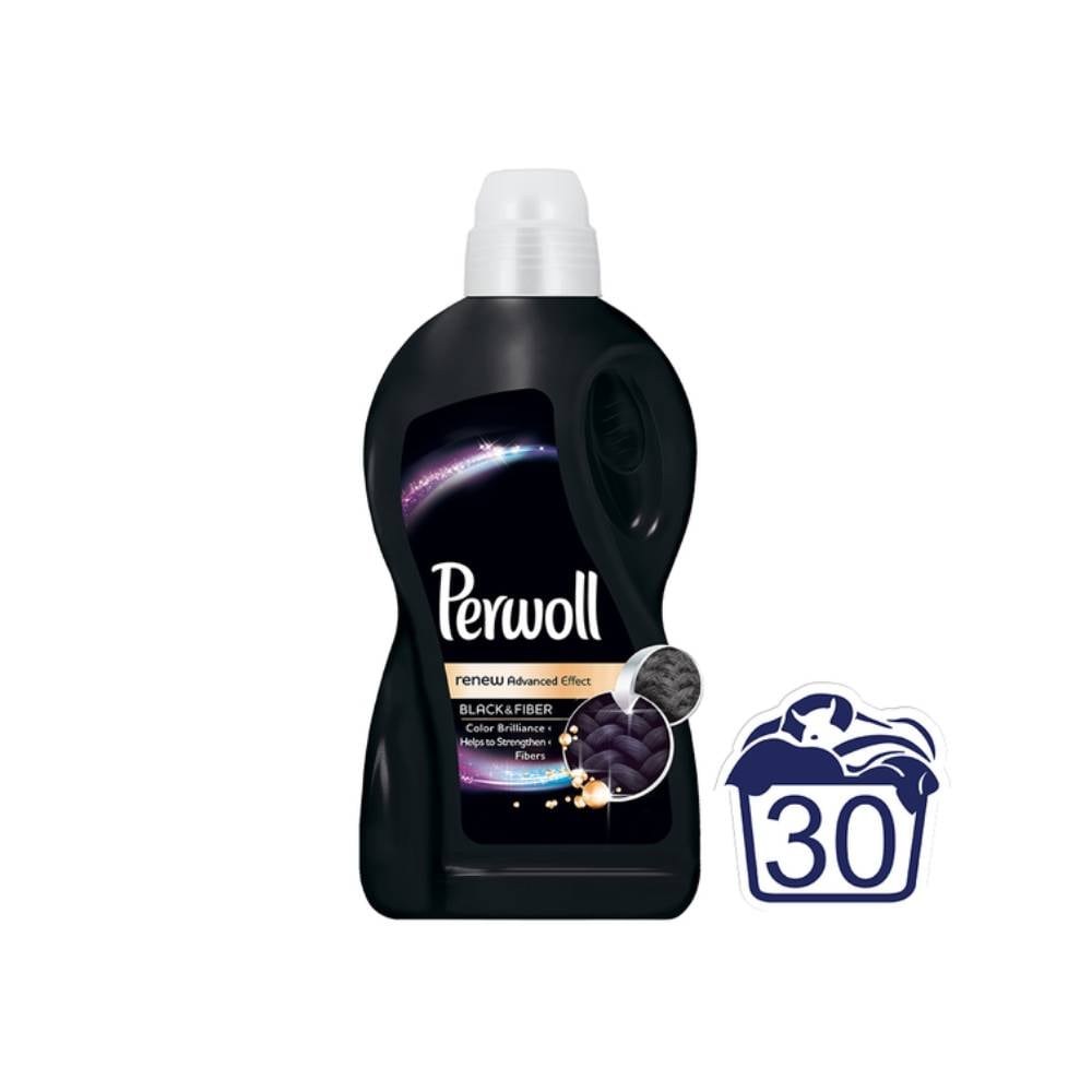 Detergent perwoll renew advanced effect black fiber, 1.8l, 30 spalari