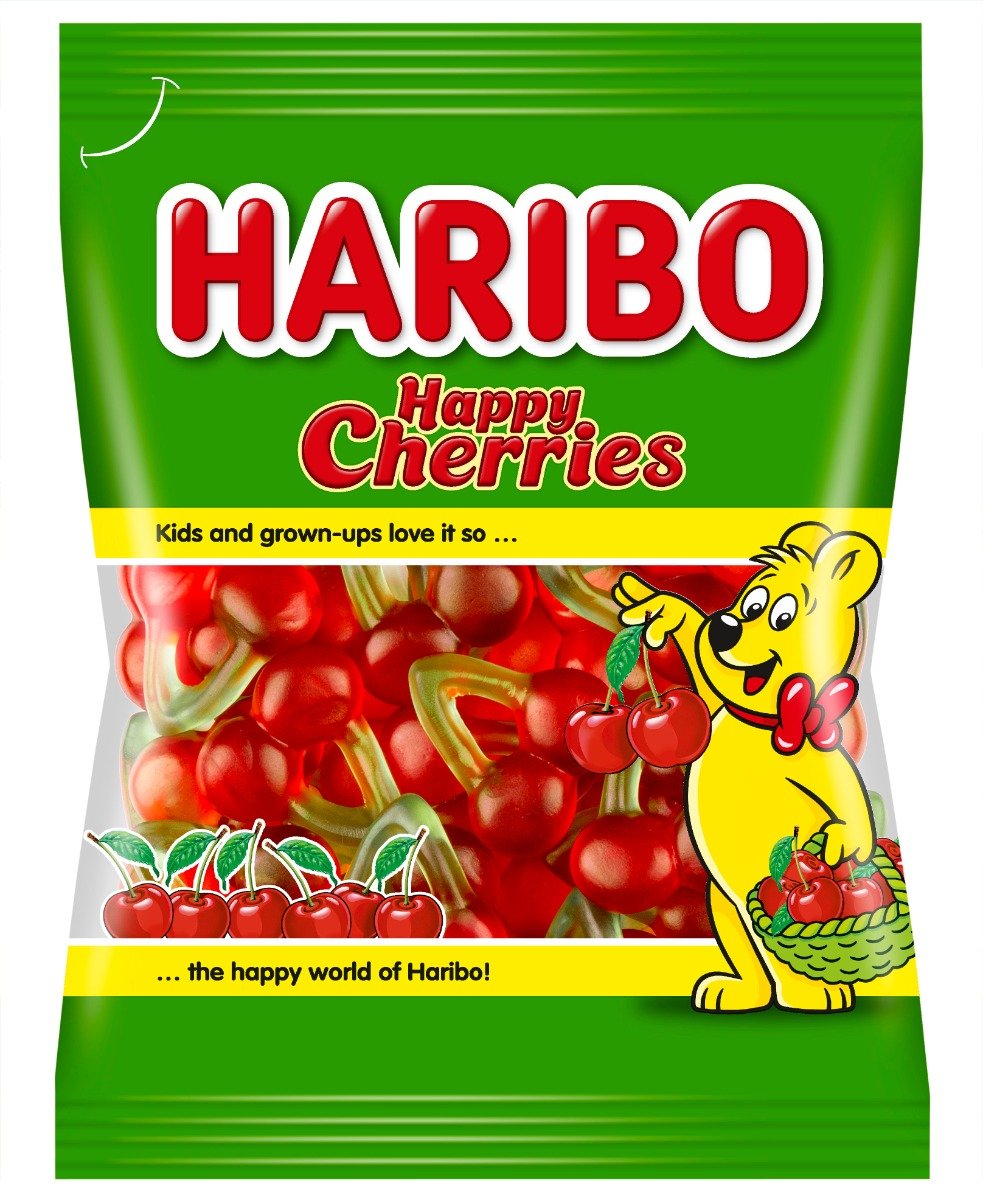 Jeleuri Haribo, Happy Cherries, 100 g Haribo