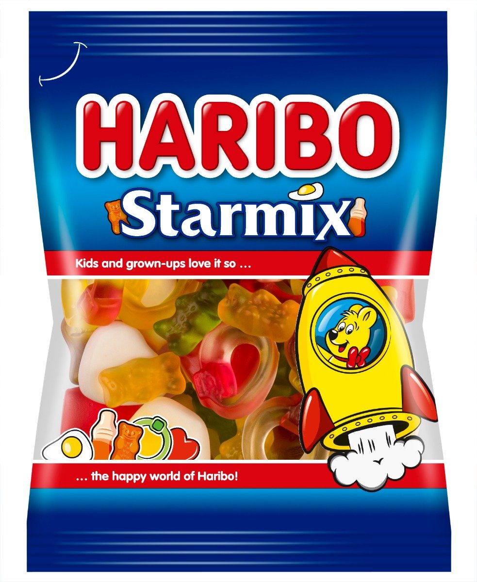 Jeleuri Haribo, Starmix, 100 g 100