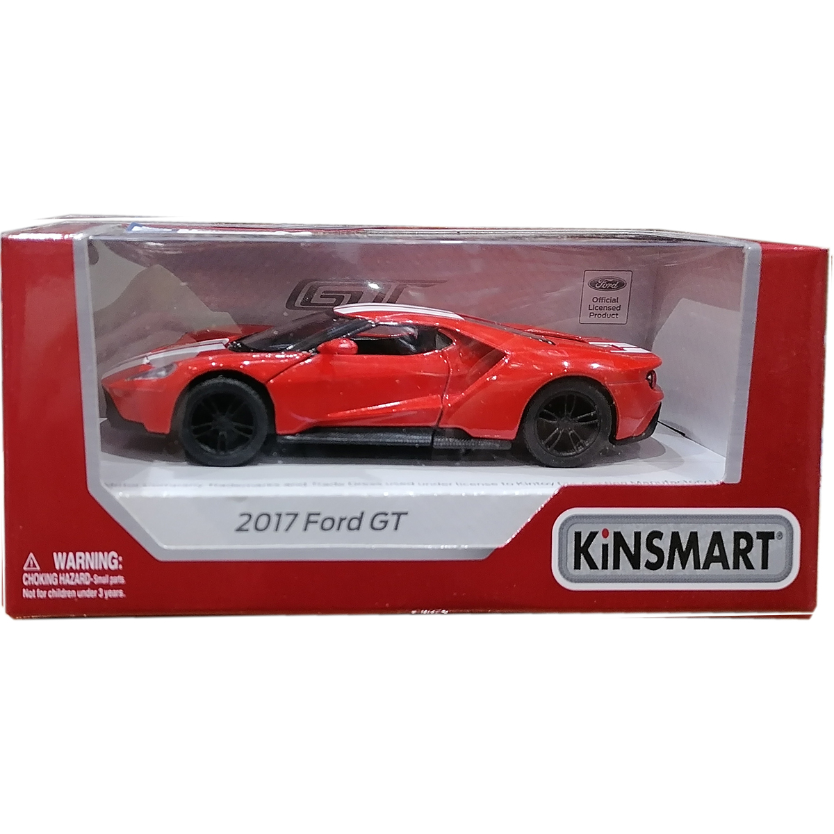 Masinuta din metal Kinsmart, Ford GT 2017, Rosu