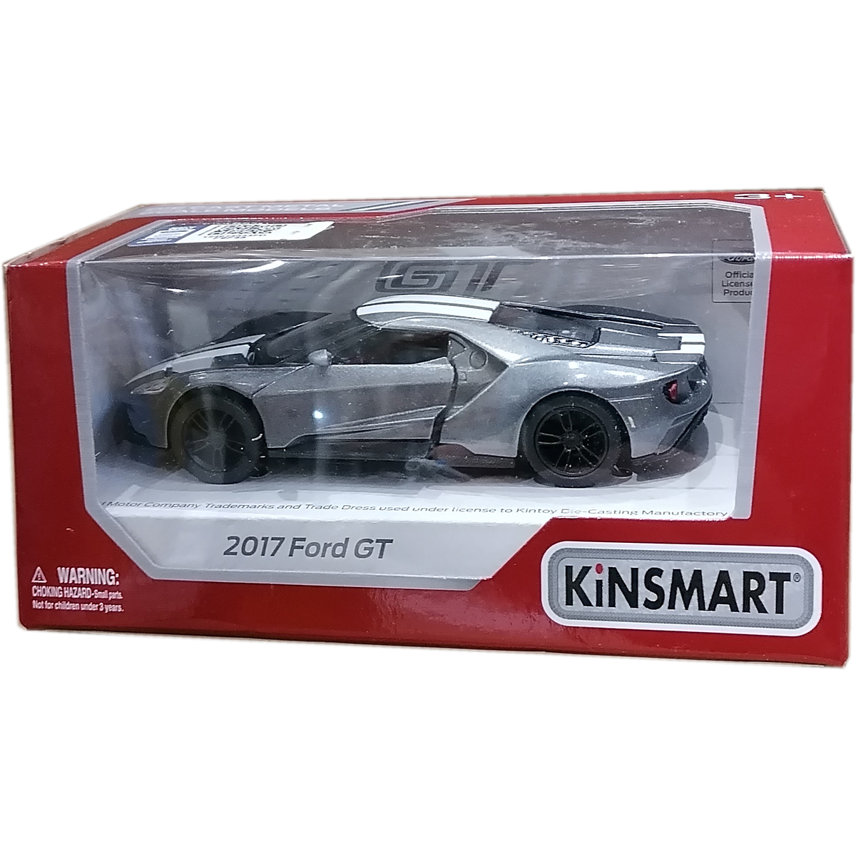 Masinuta din metal Kinsmart, Ford GT 2017, Gri