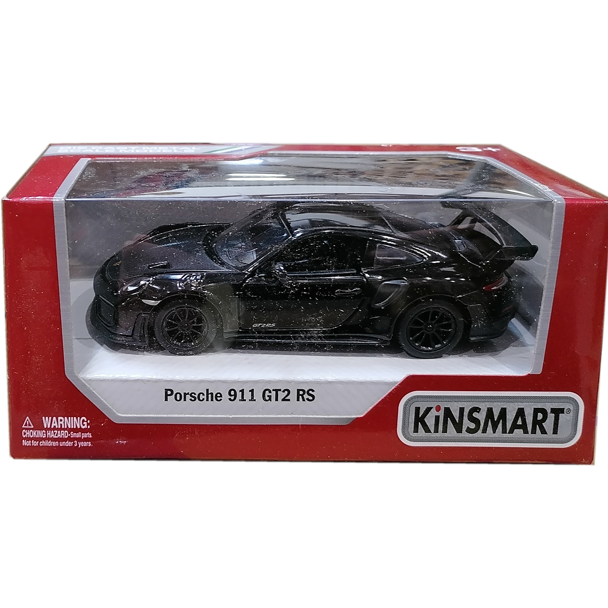 Masinuta din metal Kinsmart, Porsche 911 GT2 RS, Negru