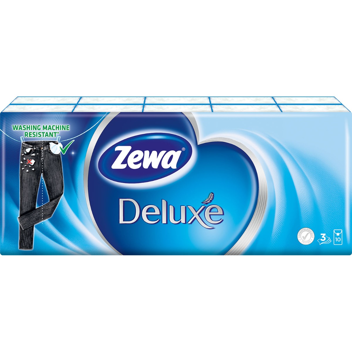 Set Batiste nazale Zewa Deluxe, 3 straturi, 10x10 bucati