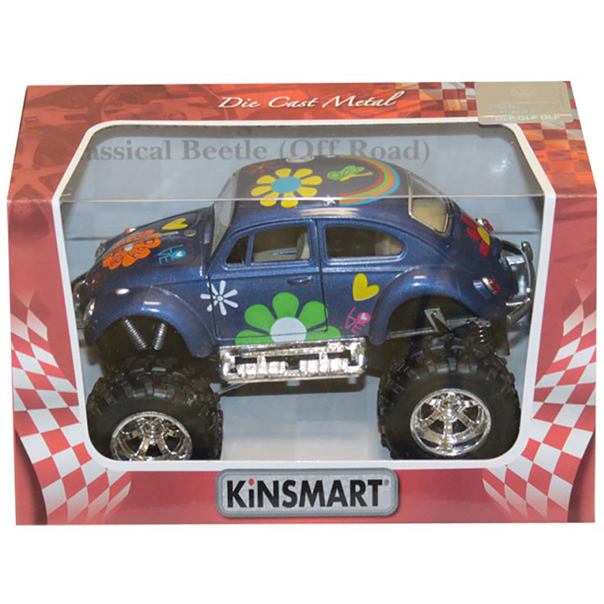 Masinuta metalica de off-road Kinsmart, Volkswagen Beetle, Albastru