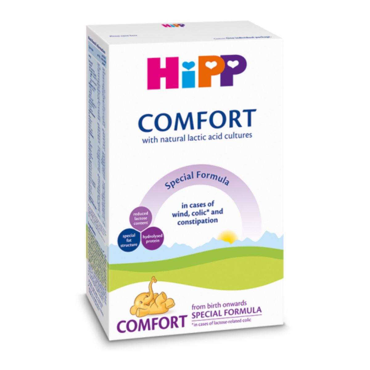 Lapte praf Hipp Comfort, formula de lapte speciala 300 g, 0 luni+ Hipp