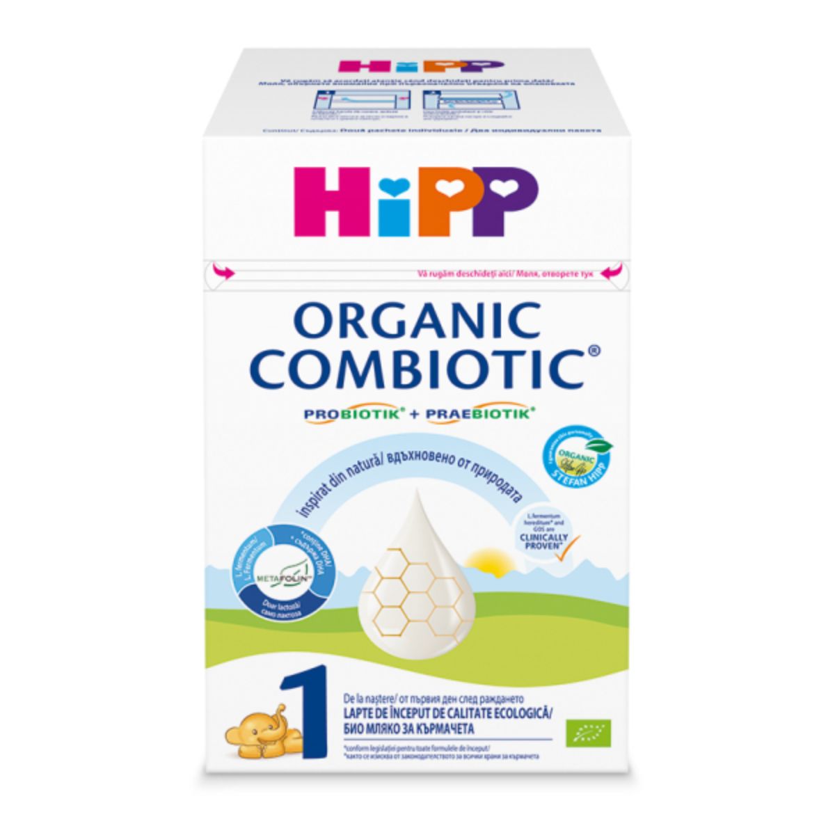 Lapte praf de inceput Combiotic Hipp 1, 800 g Lapte praf 2023-09-25