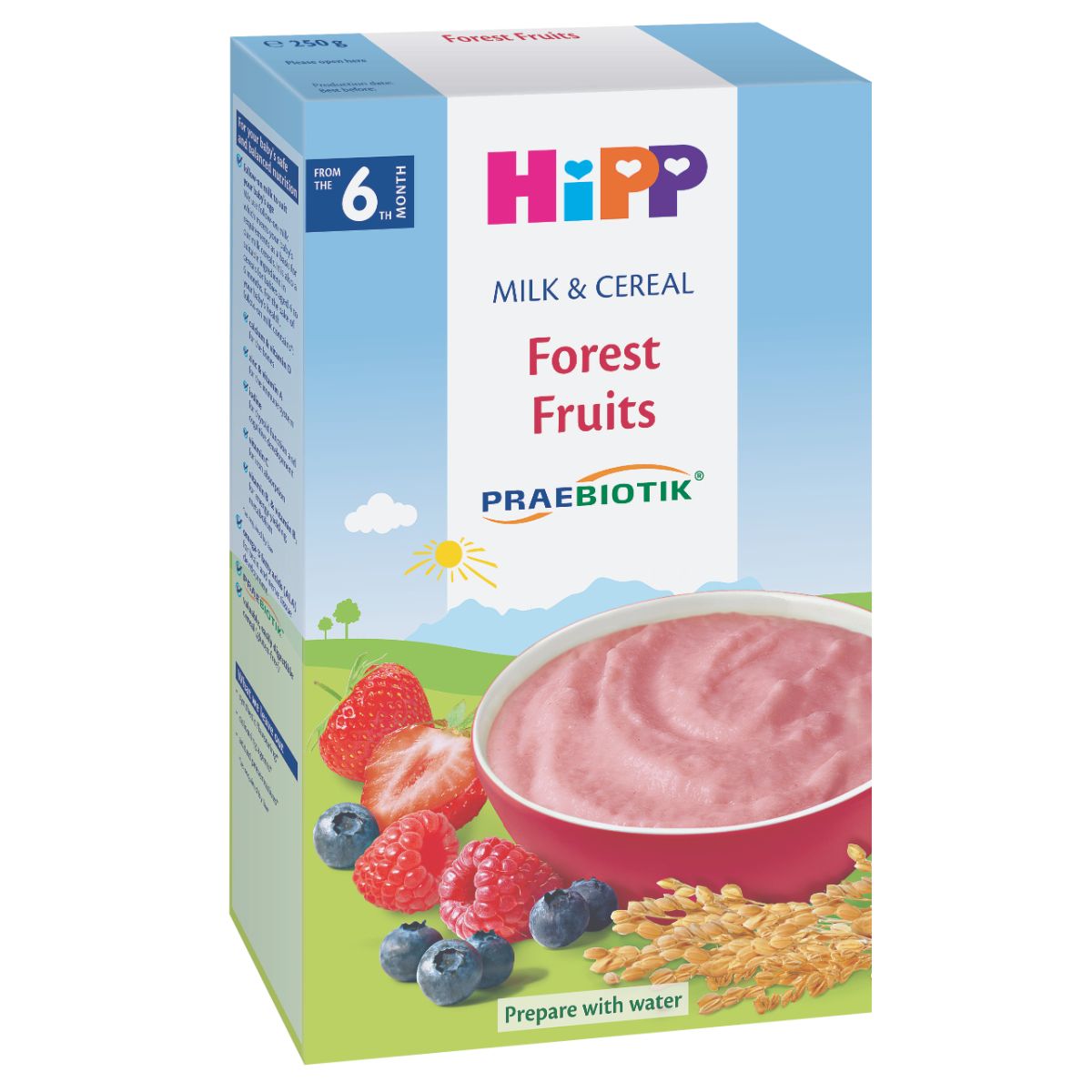 Cereale cu fructe de padure Hipp, 250 g 250 imagine 2022 protejamcopilaria.ro