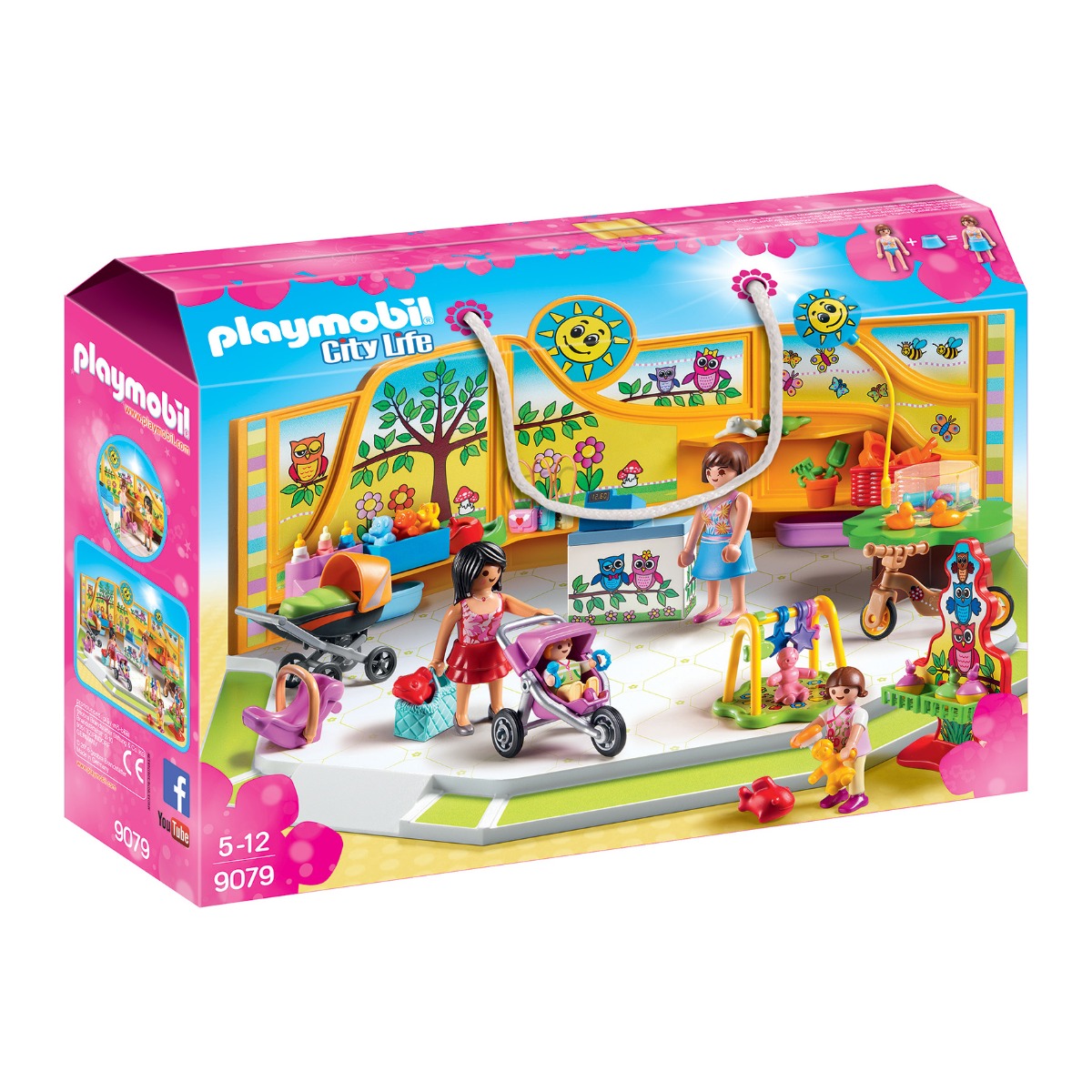 set playmobil city life - magazin pentru bebelusi (9079)