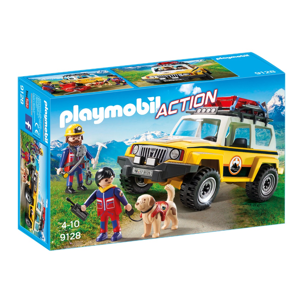 Set Playmobil Action – Salvatori montani cu camion (9128) noriel.ro imagine noua