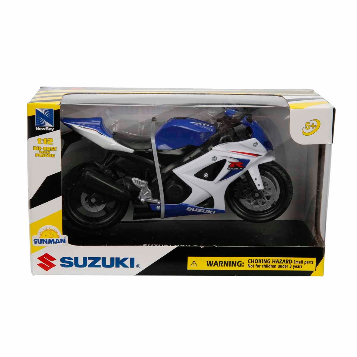 Motocicleta metalica, New Ray, Suzuki GSX-R 1000 2008, 1:12