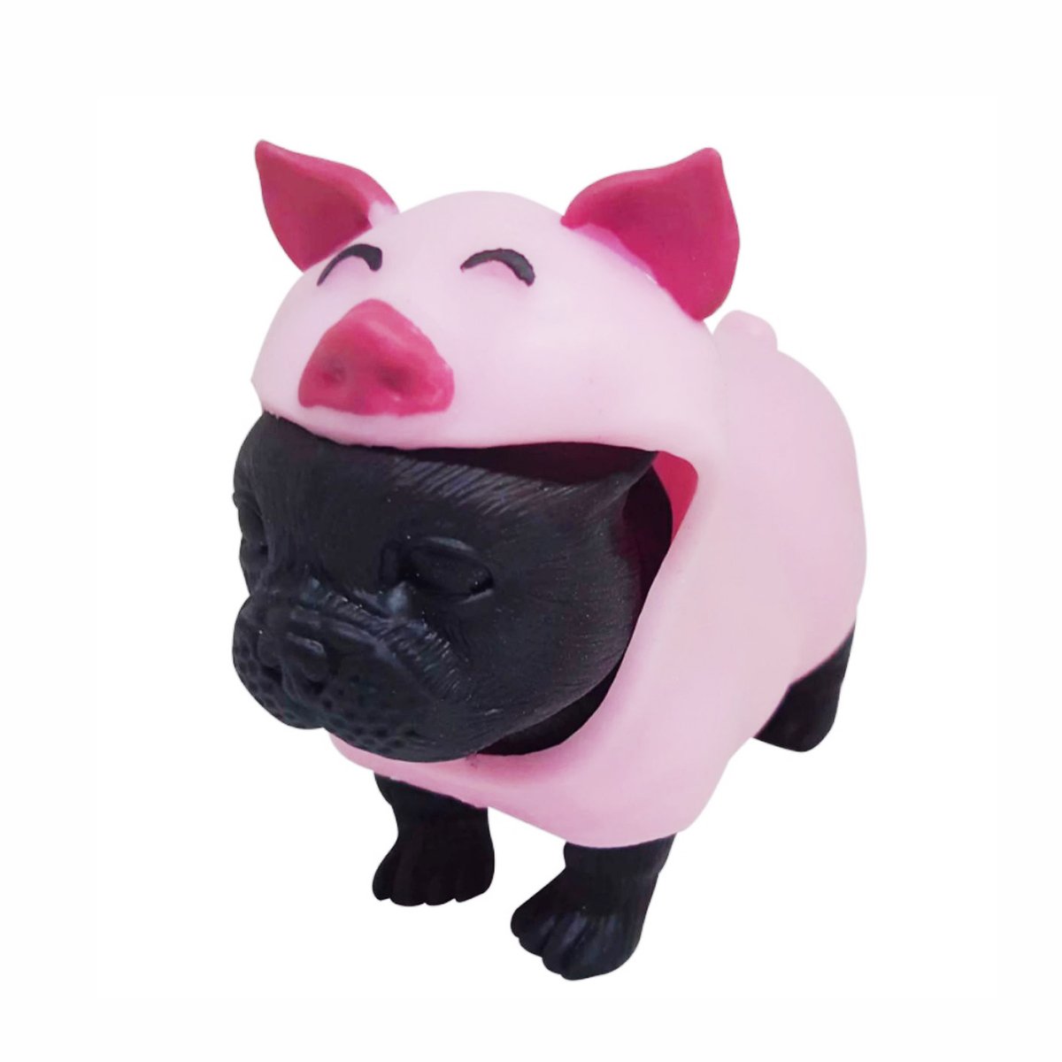 Mini figurina, Dress Your Puppy, Buldog Francez in costum de porc, S1 Buldog