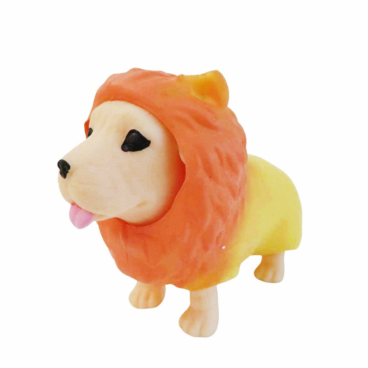 Mini figurina, Dress Your Puppy, Labrador in costum de leu, S1 Costum