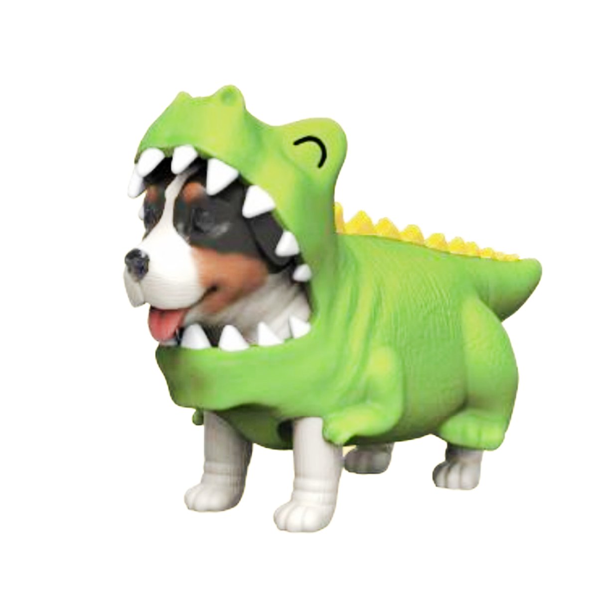 Mini figurina, Dress Your Puppy, Jack Russell in costum de dinozaur, S2