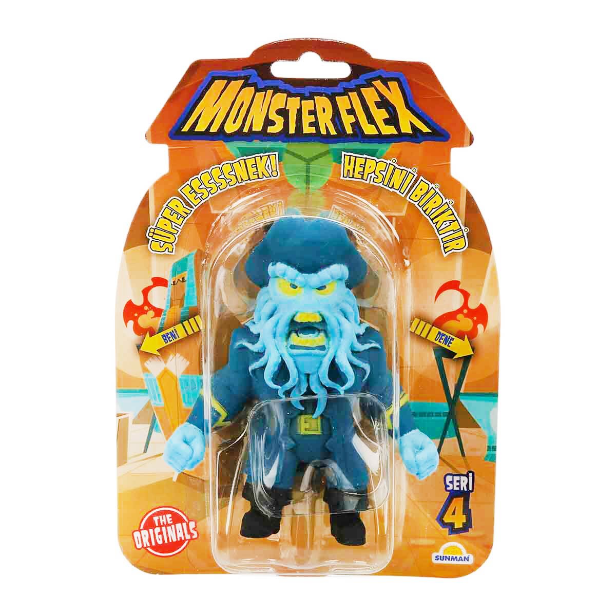Figurina Monster Flex, Monstrulet care se intinde, S4, Octopus Pirate