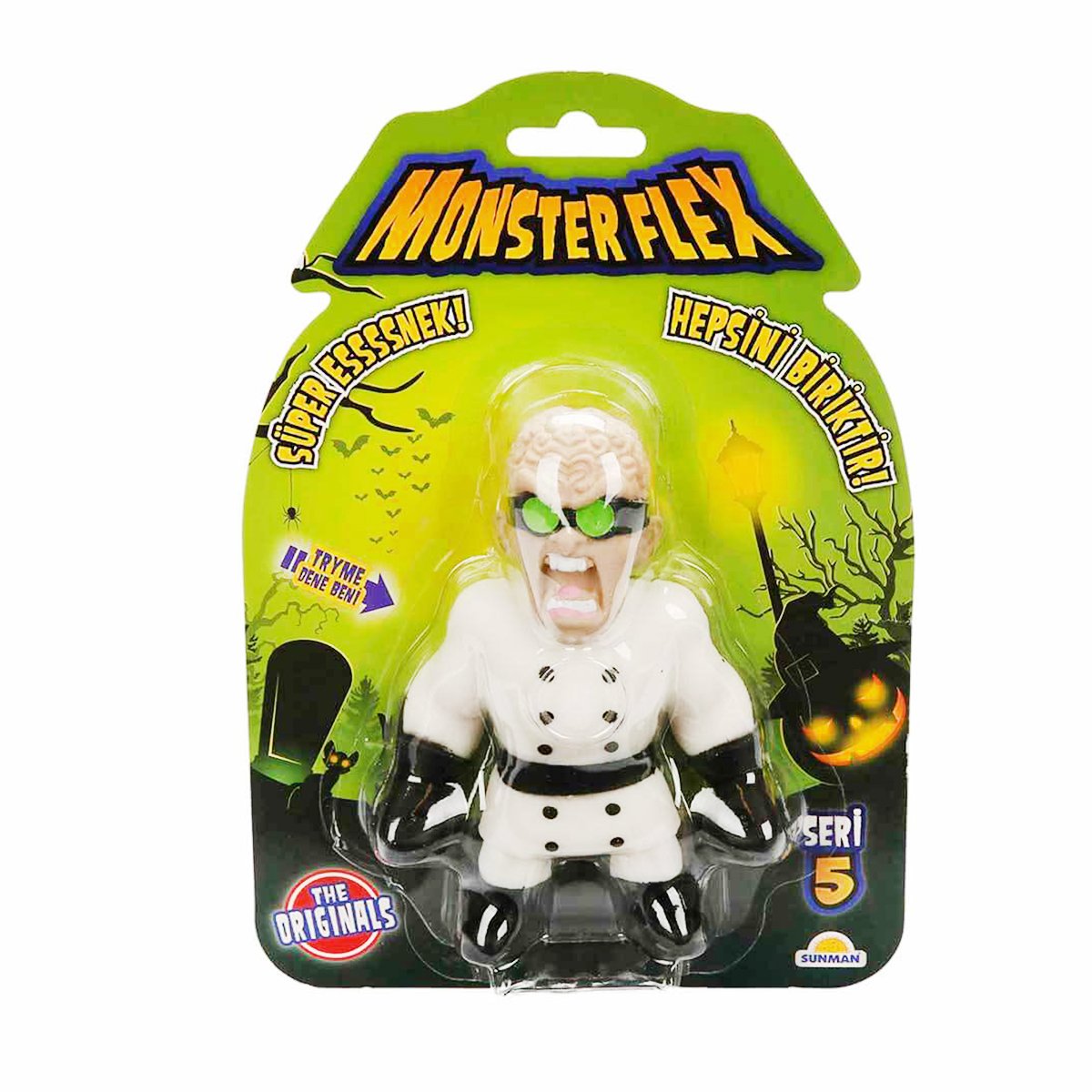 Figurina Monster Flex, Monstrulet care se intinde, S4, Mad Scientist